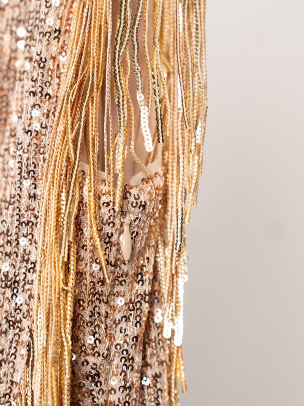 BADGLEY MISCHKA Gold dress - Picture 5 of 8